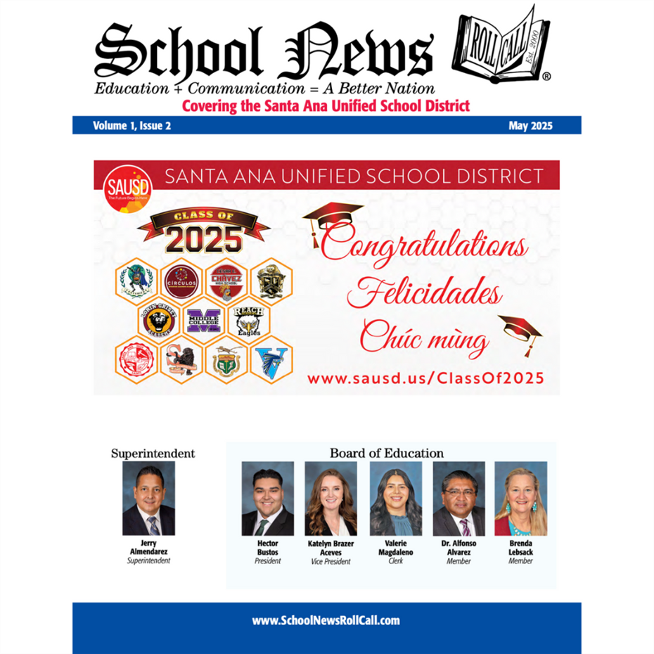  Second Issue of School News Roll Call Now Available!